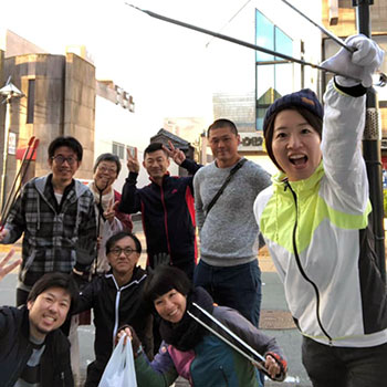 街をきれいにしながら地域の活性化につなげる！松阪駅前早朝清掃活動