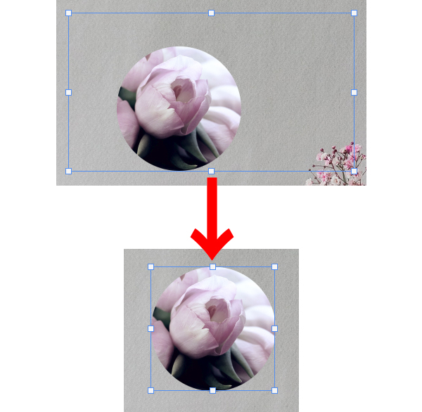 【Photoshop】マスクの基本的な使い方と、バウンディングボックスをマスクの形の大きさに合わせる方法