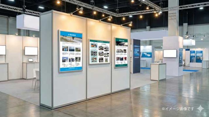 宇野重工株式会社様 展示会用A1パネル制作