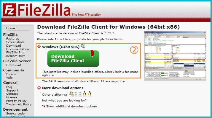 Windows 11でFileZillaがインストール出来ない原因とインストーラーをダウンロードする時の注意点